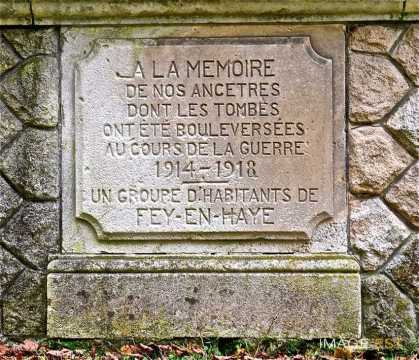 Plaque commémorative (Fey-en-Haye)